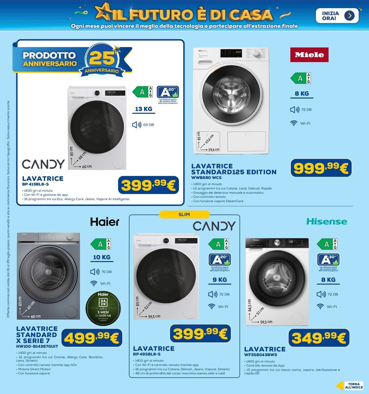 Volantino Euronics - 16/7/2026 - 29/7/2026. Pagina 9