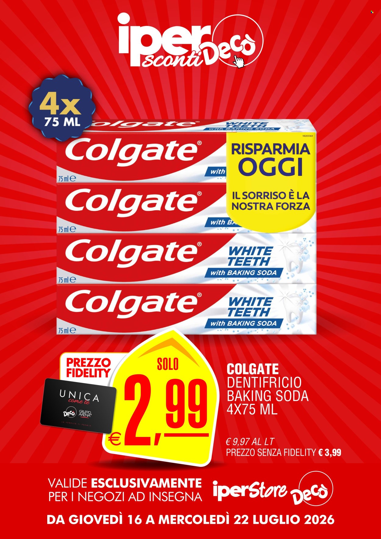 Volantino Deco - 16/7/2026 - 22/7/2026. Pagina 16