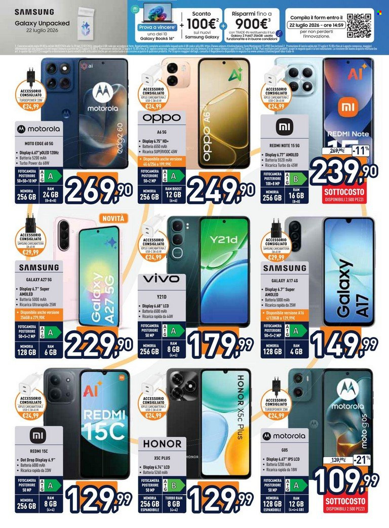Volantino Unieuro - 17/7/2026 - 26/7/2026. Pagina 7
