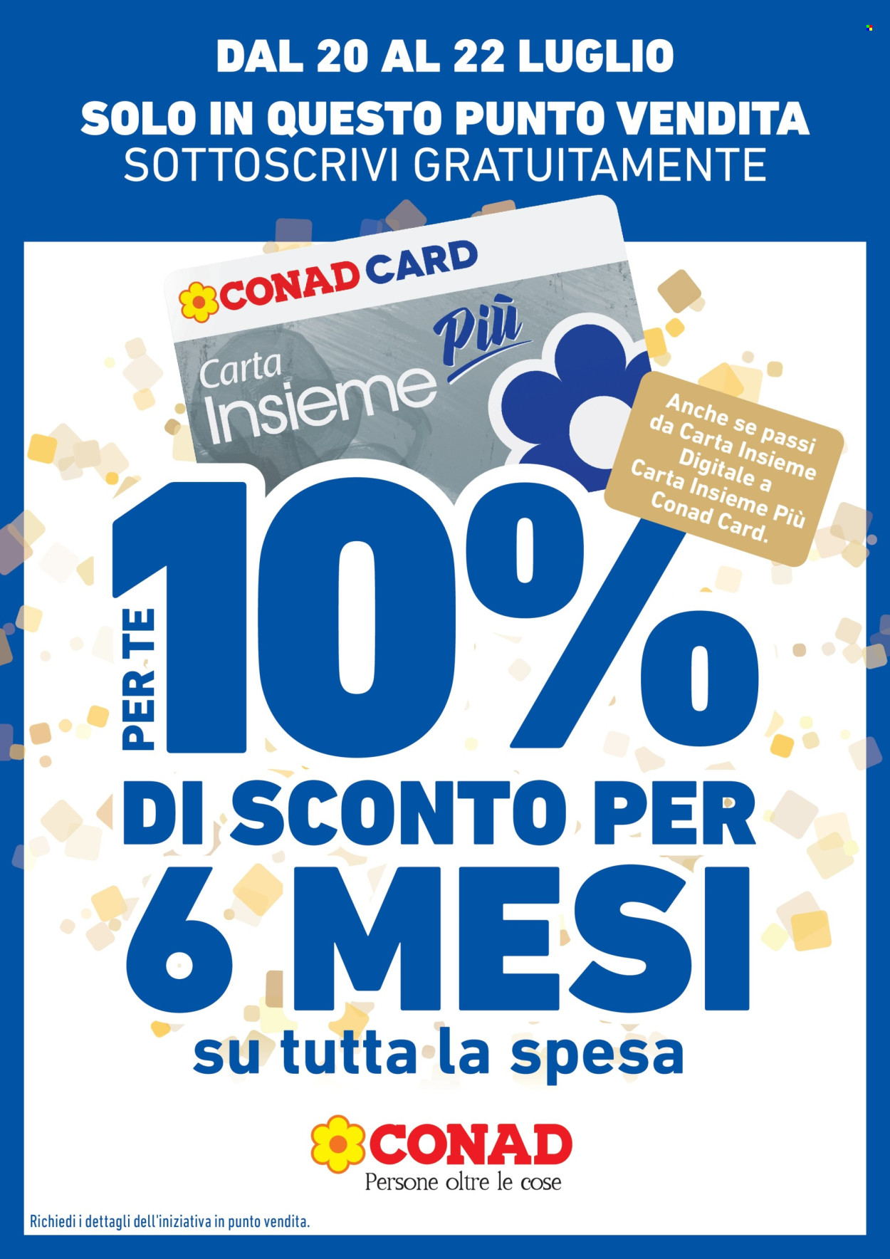 Volantino Spesa Facile Conad - 20/7/2026 - 22/7/2026. Pagina 1