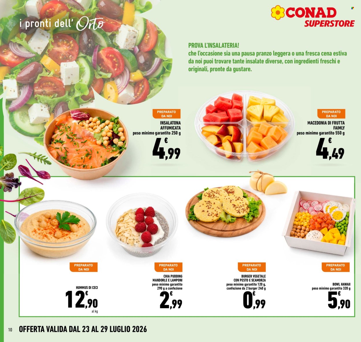 Volantino Conad Superstore - 23/7/2026 - 29/7/2026. Pagina 10