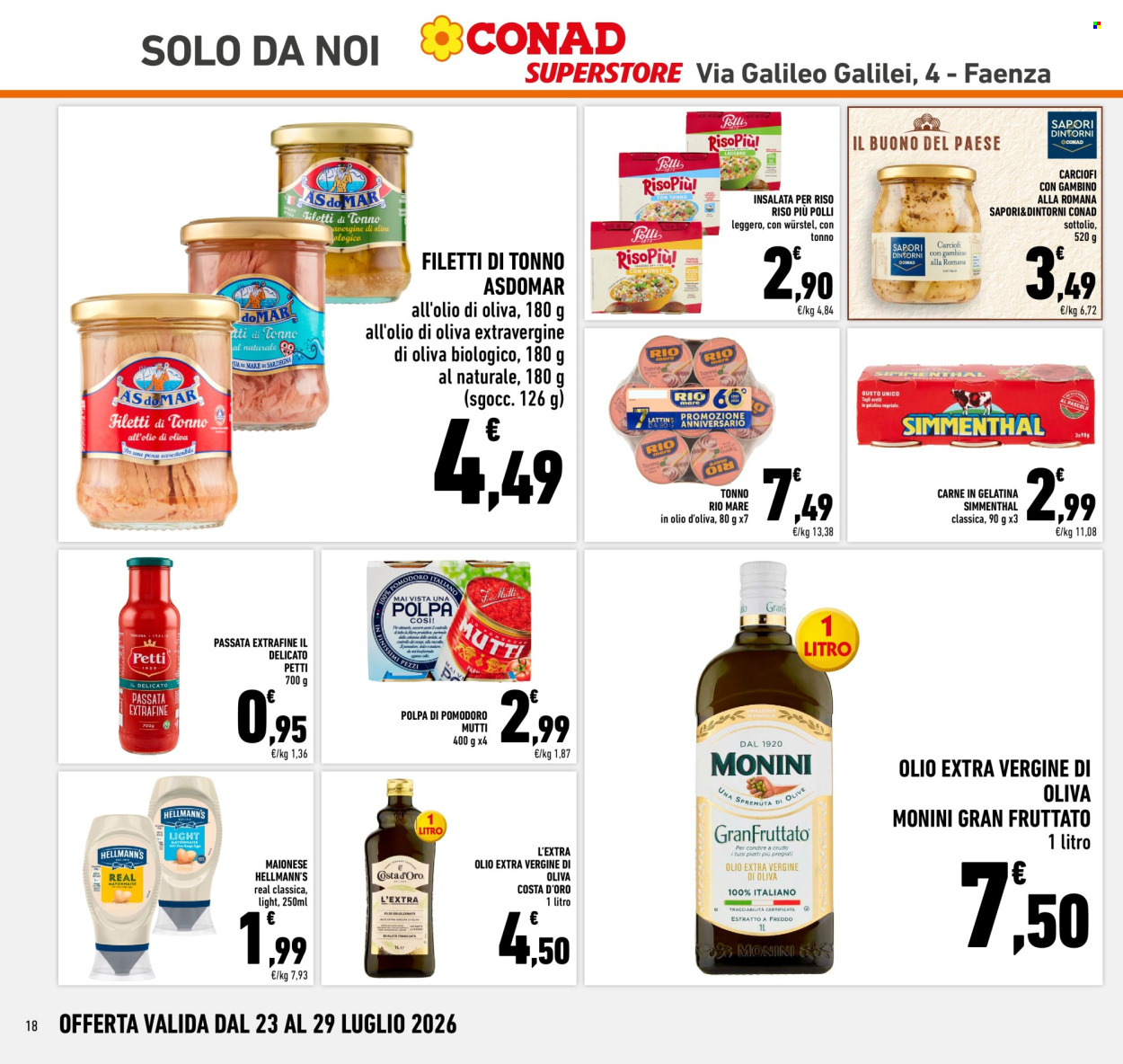 Volantino Conad Superstore - 23/7/2026 - 29/7/2026. Pagina 18