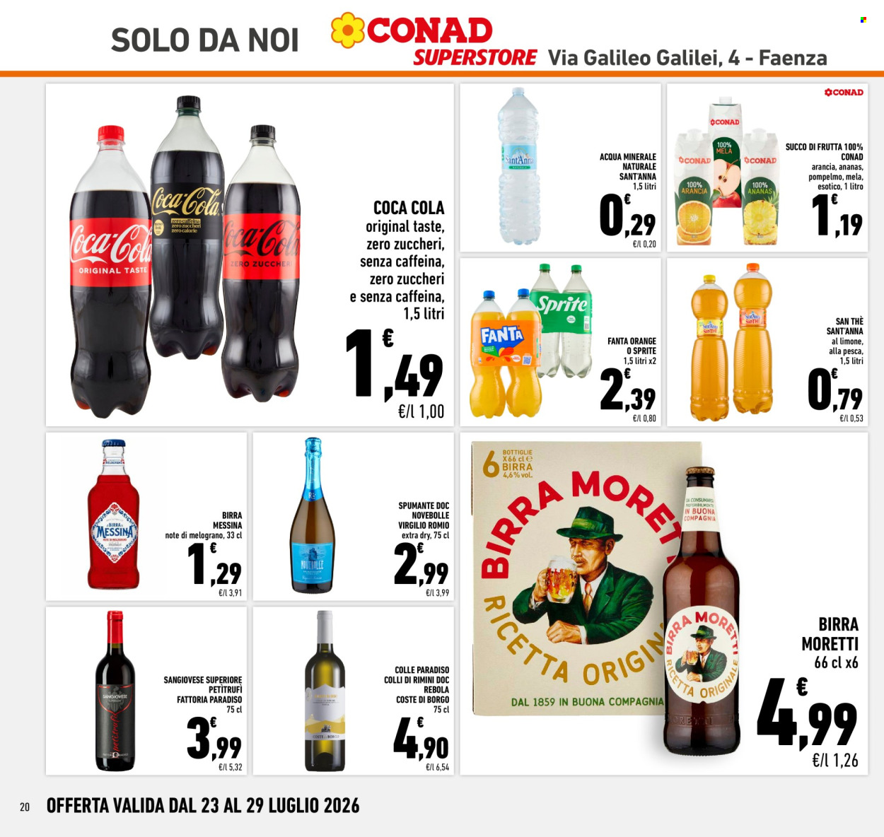 Volantino Conad Superstore - 23/7/2026 - 29/7/2026. Pagina 20