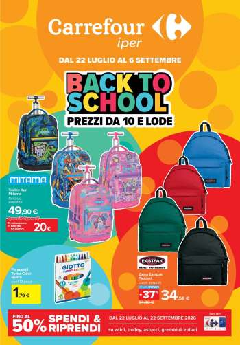 Volantino Carrefour - 22/7/2026 - 6/9/2026.