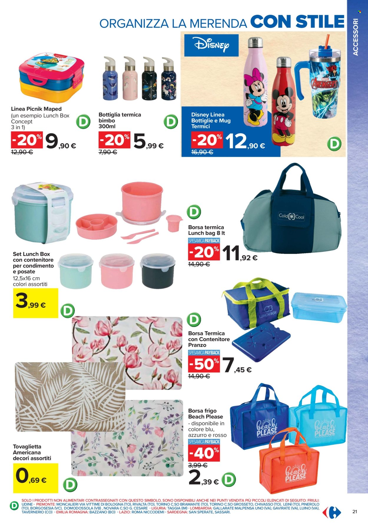 Volantino Carrefour - 22/7/2026 - 6/9/2026. Pagina 21