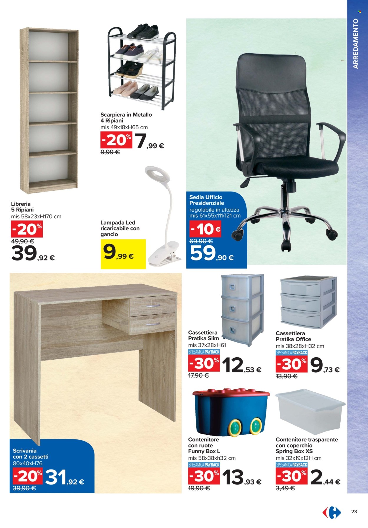 Volantino Carrefour - 22/7/2026 - 6/9/2026. Pagina 23