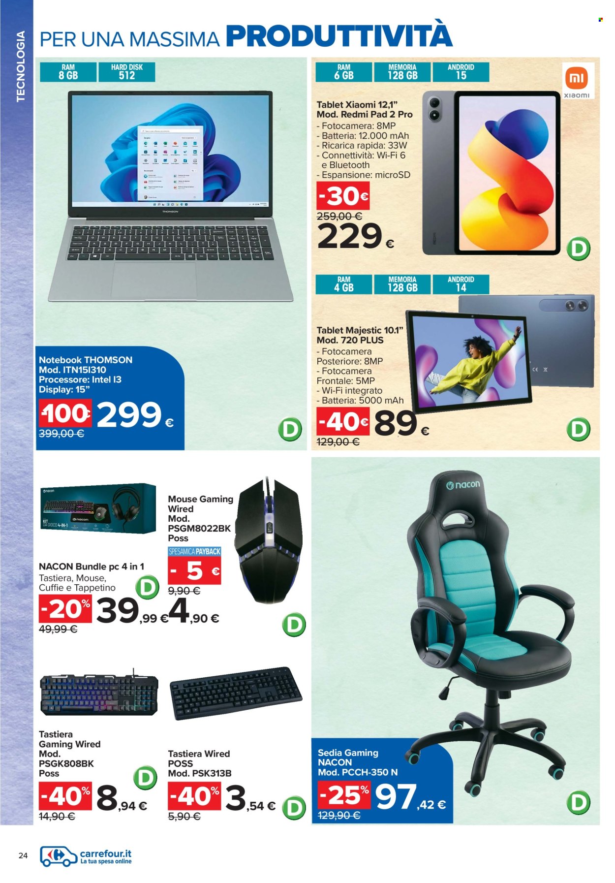 Volantino Carrefour - 22/7/2026 - 6/9/2026. Pagina 24