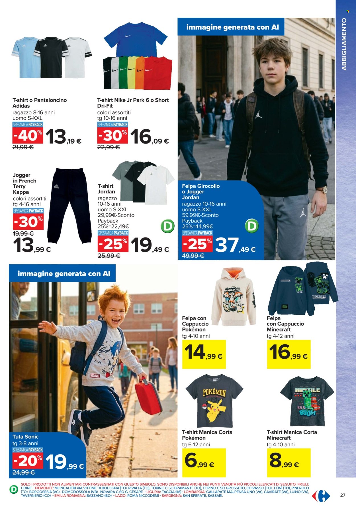 Volantino Carrefour - 22/7/2026 - 6/9/2026. Pagina 27