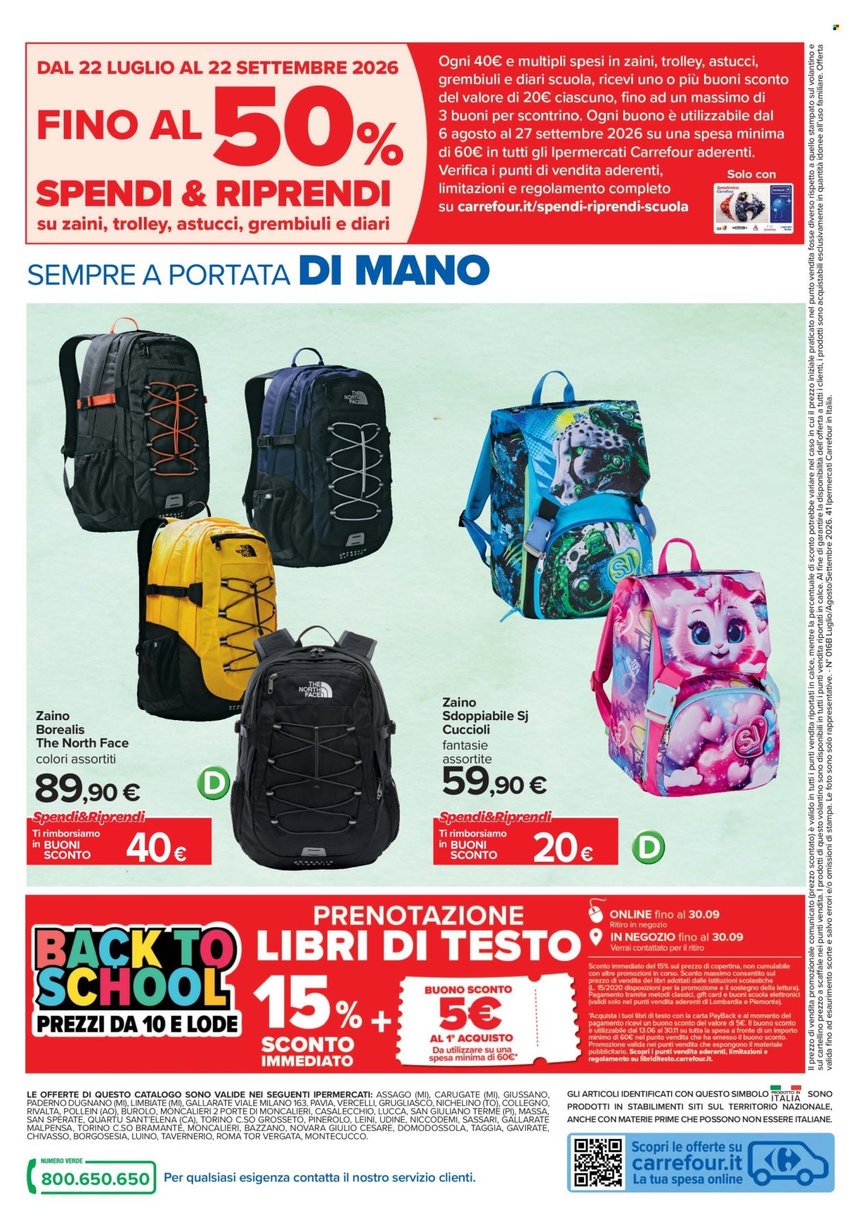 Volantino Carrefour - 22/7/2026 - 6/9/2026. Pagina 32