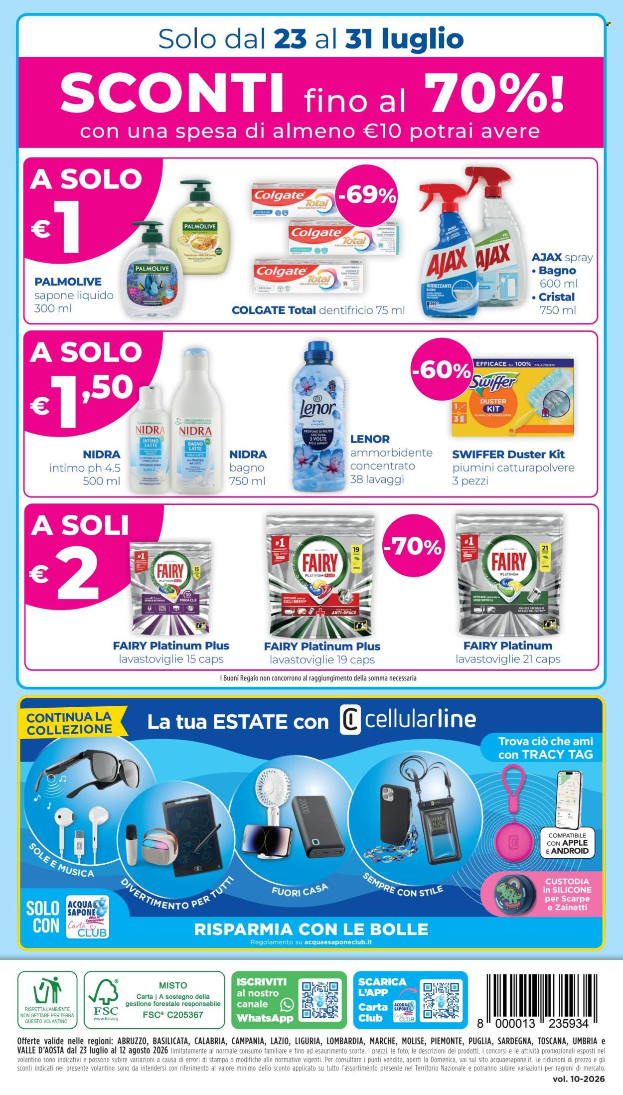 Volantino Acqua & Sapone - 23/7/2026 - 12/8/2026. Pagina 16