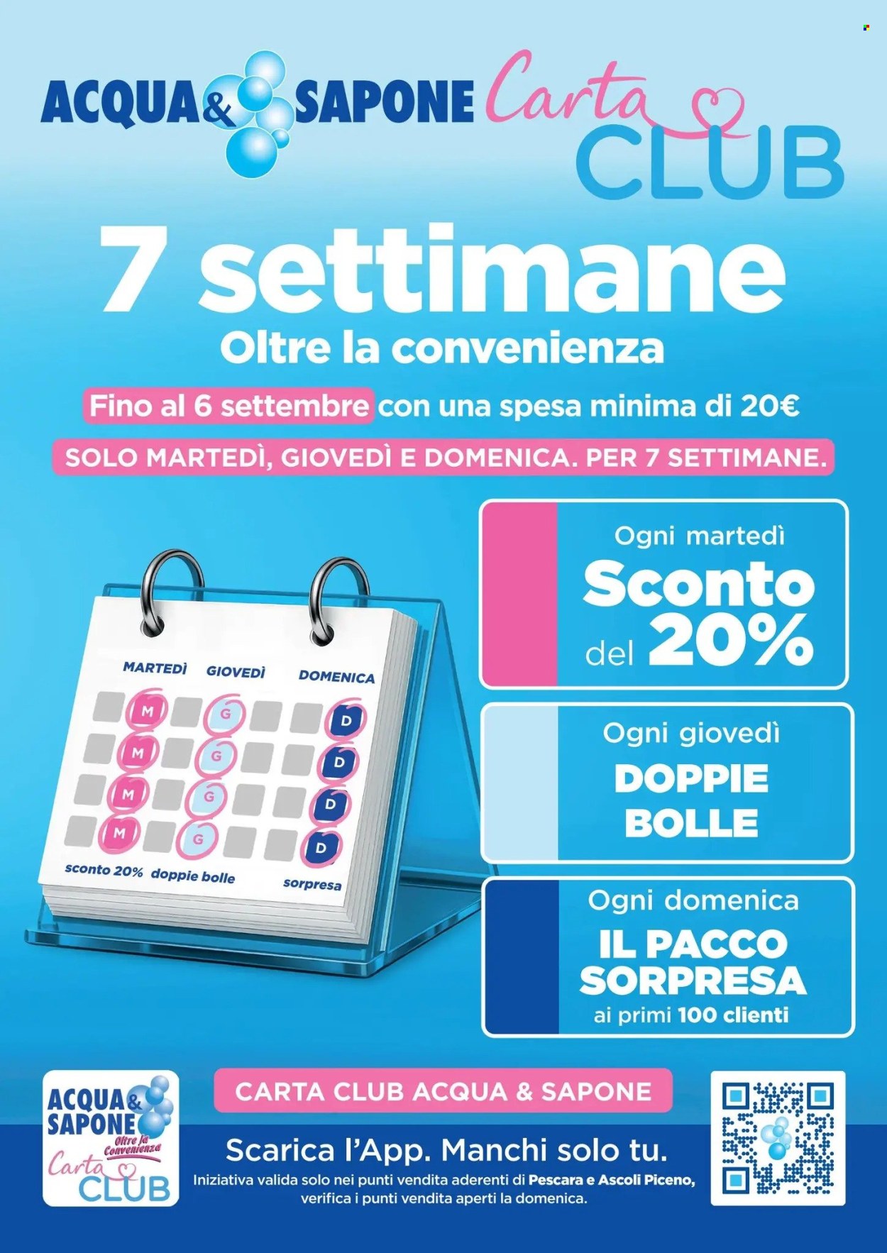 Volantino Acqua & Sapone. Pagina 1