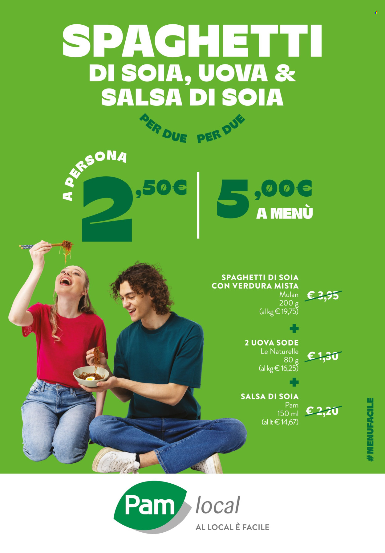 Volantino Pam local. Pagina 1