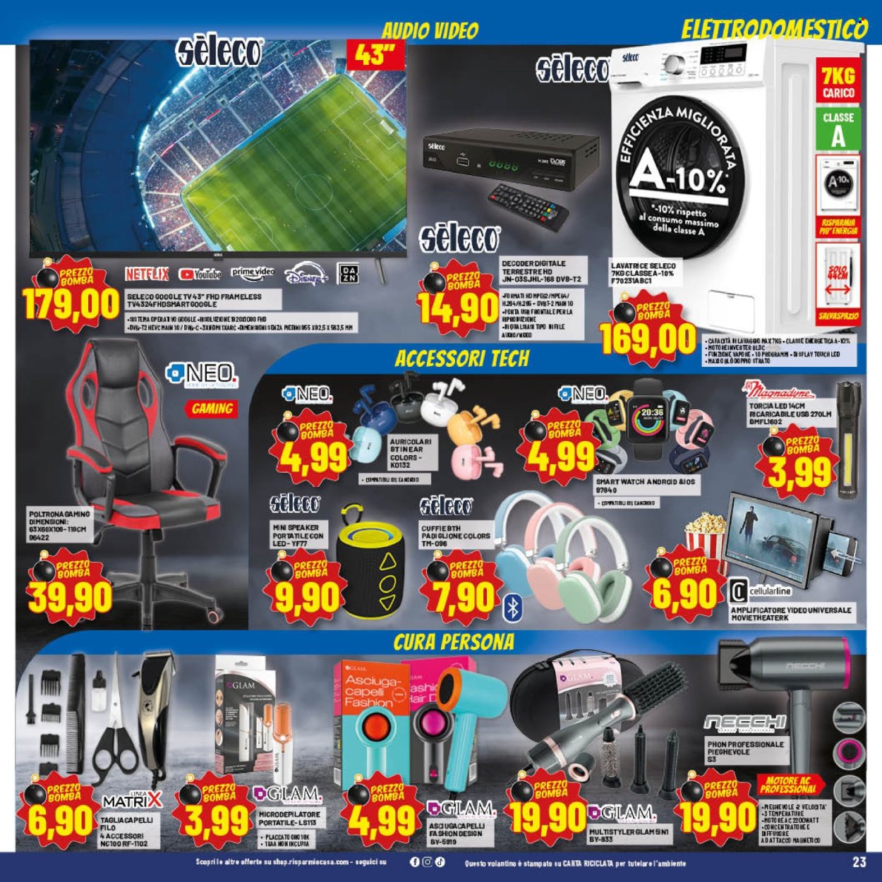 Volantino Risparmio Casa - 16/7/2026 - 9/8/2026. Pagina 23