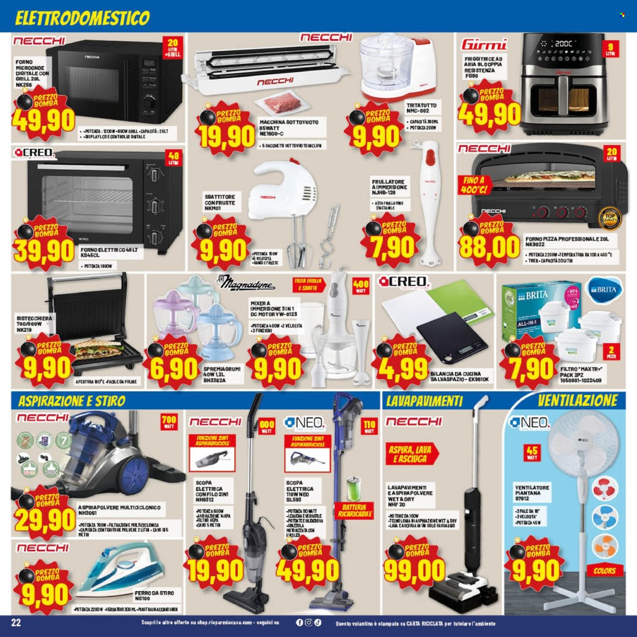 Volantino Risparmio Casa - 16/7/2026 - 9/8/2026. Pagina 22