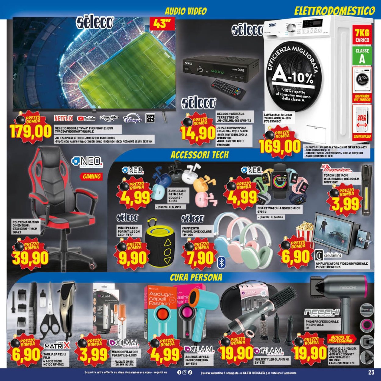 Volantino Risparmio Casa - 16/7/2026 - 9/8/2026. Pagina 23
