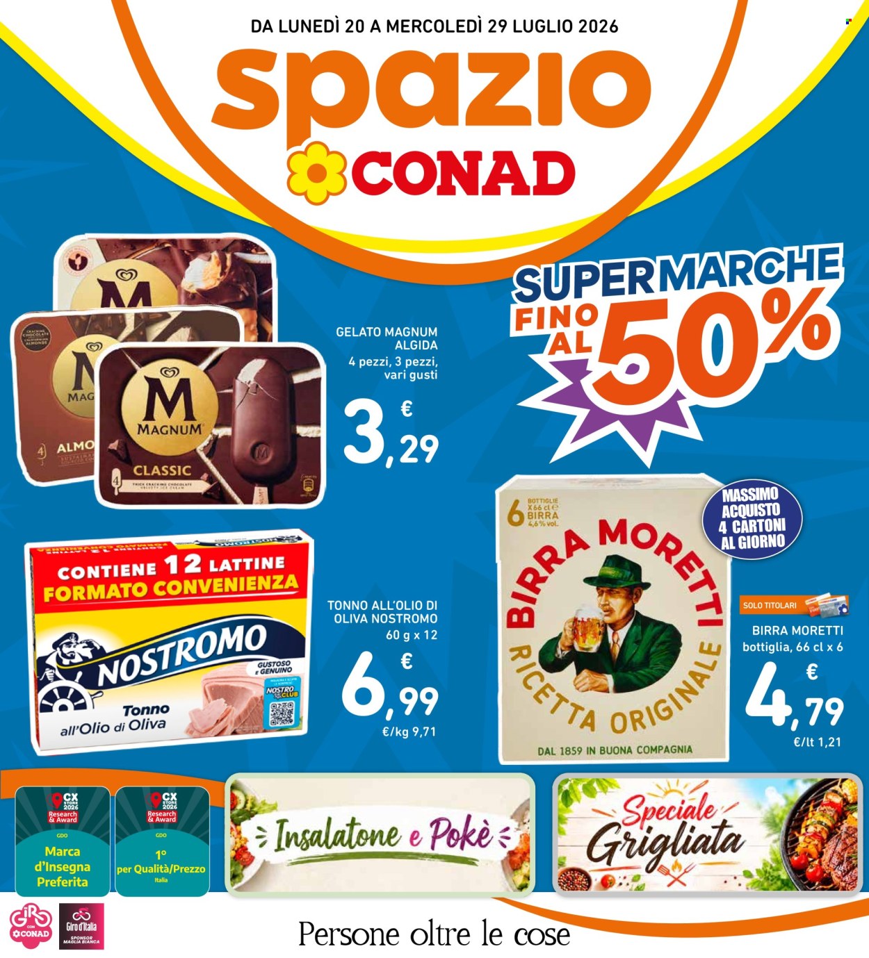 Volantino Spazio Conad - 20/7/2026 - 29/7/2026. Pagina 1