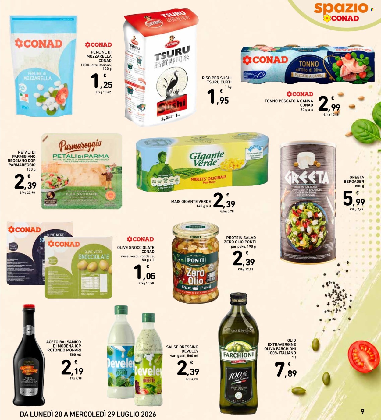 Volantino Spazio Conad - 20/7/2026 - 29/7/2026. Pagina 9
