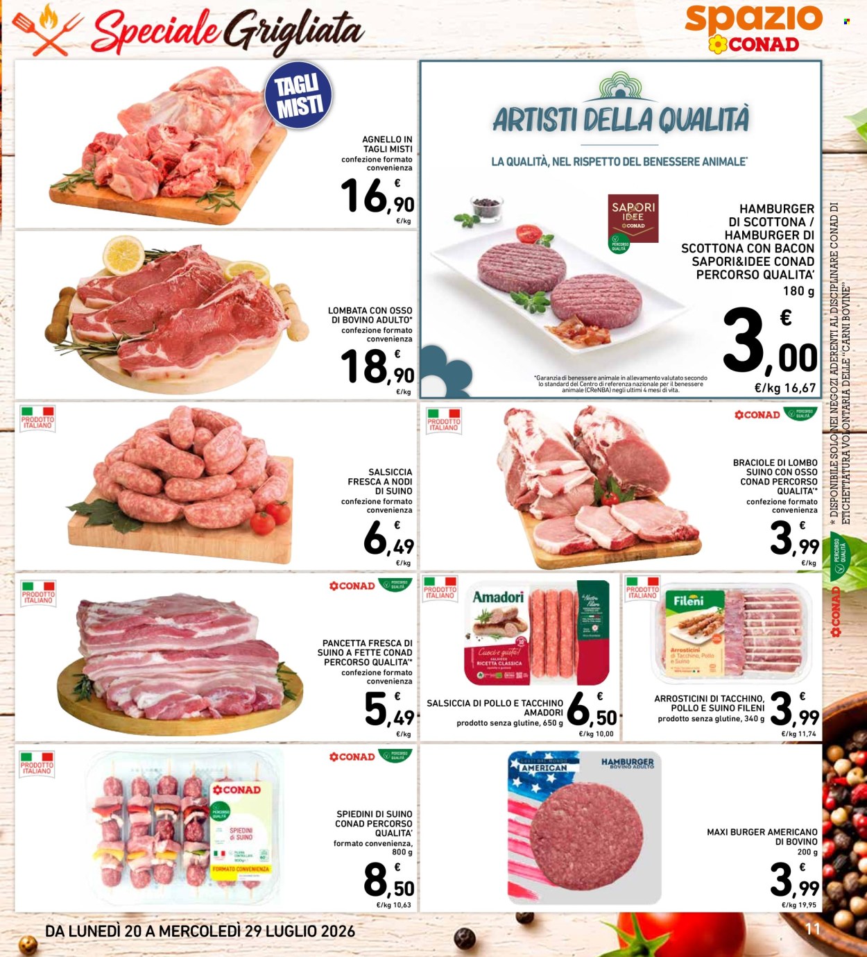 Volantino Spazio Conad - 20/7/2026 - 29/7/2026. Pagina 11