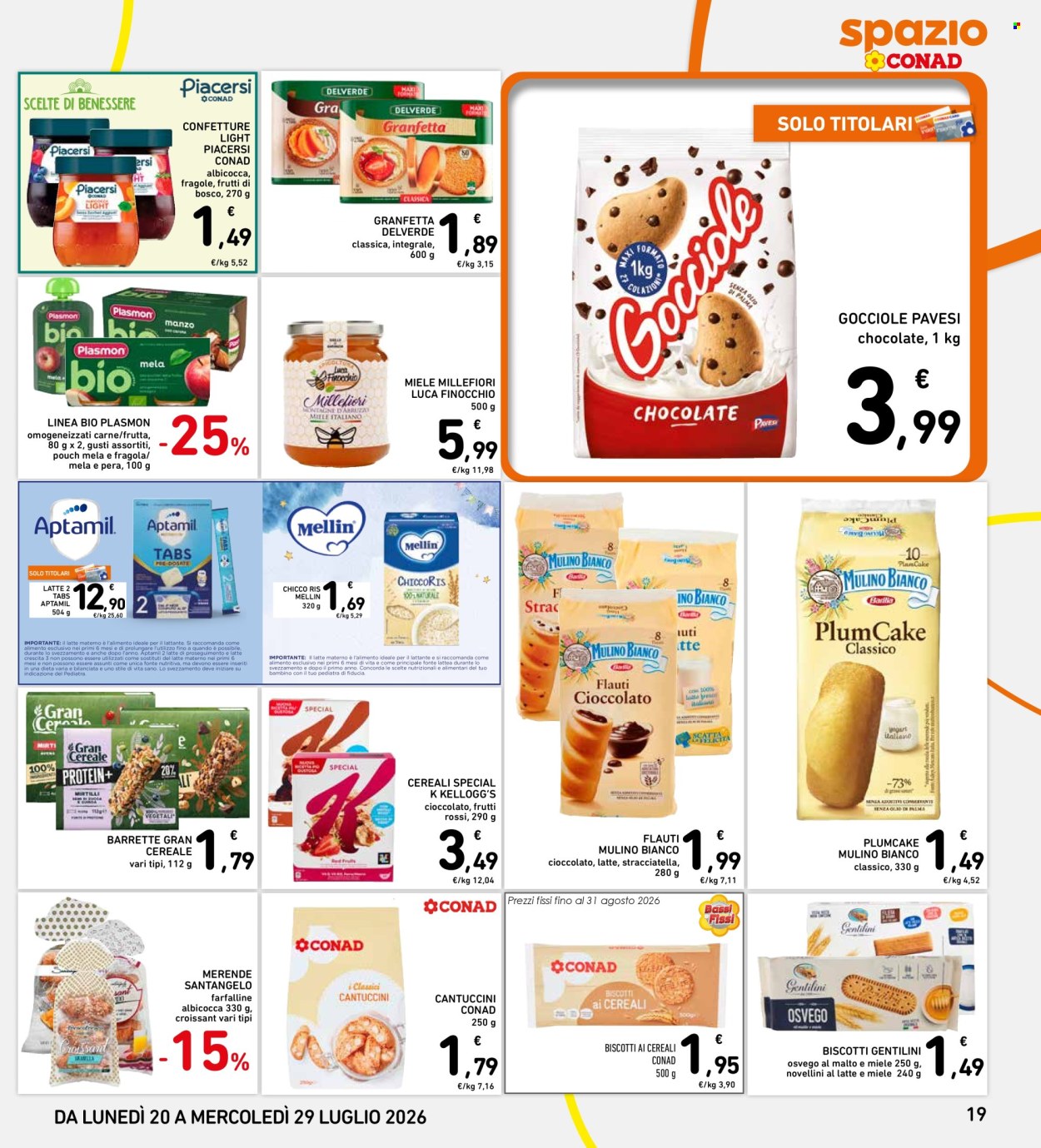 Volantino Spazio Conad - 20/7/2026 - 29/7/2026. Pagina 19