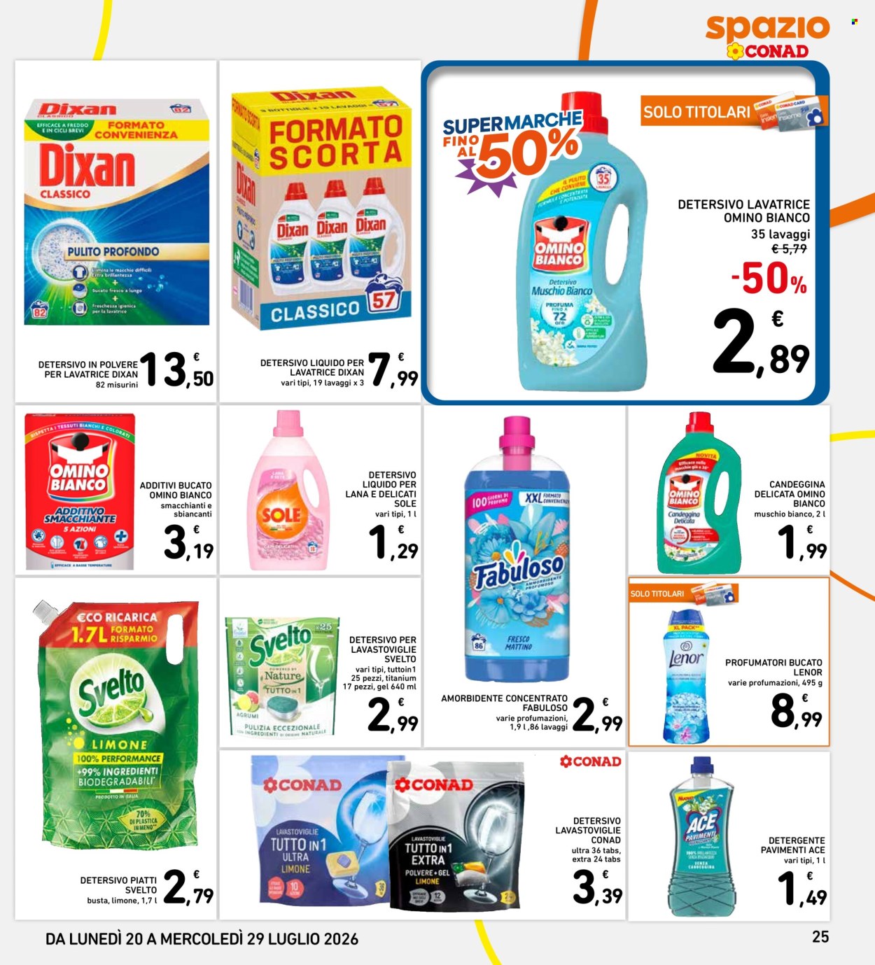 Volantino Spazio Conad - 20/7/2026 - 29/7/2026. Pagina 25