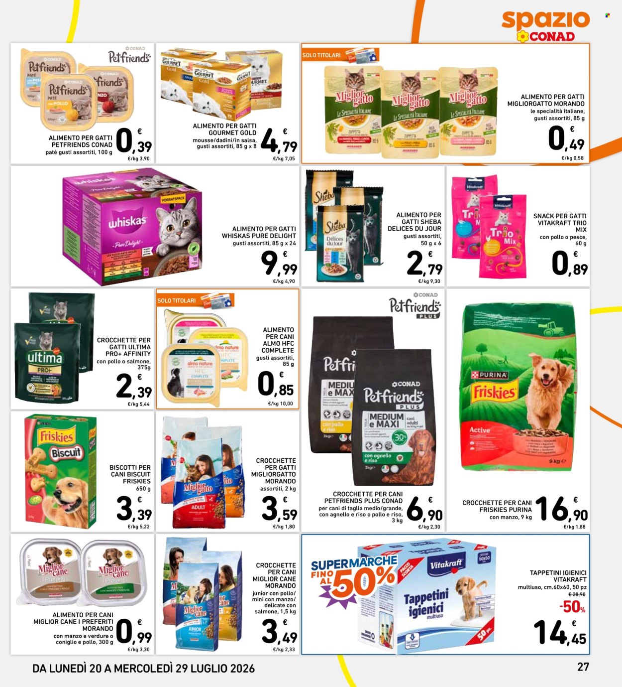 Volantino Spazio Conad - 20/7/2026 - 29/7/2026. Pagina 27