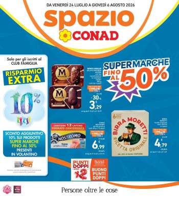 Volantino Spazio Conad - 24/7/2026 - 6/8/2026.