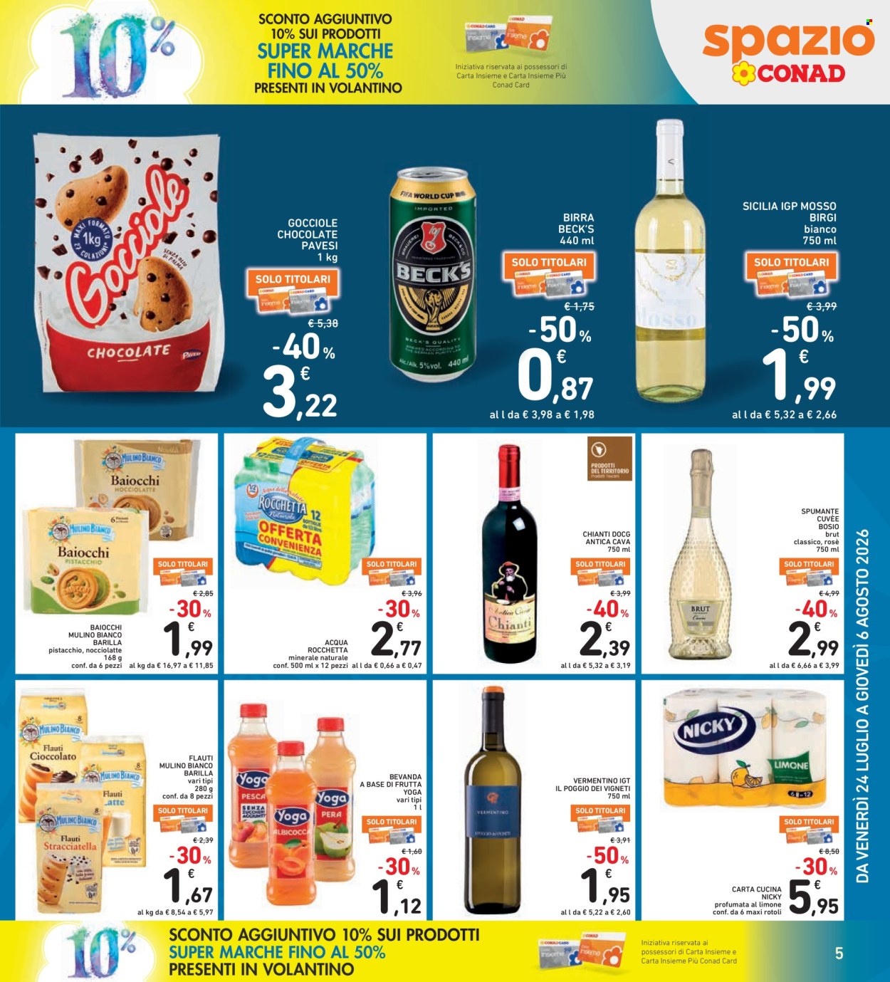 Volantino Spazio Conad - 24/7/2026 - 6/8/2026. Pagina 5