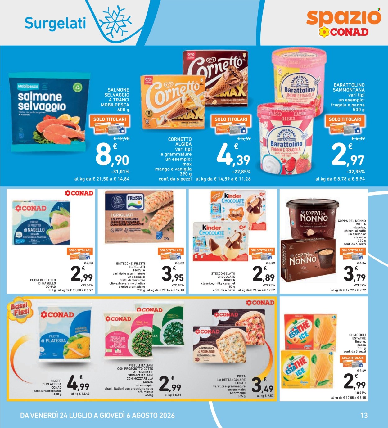 Volantino Spazio Conad - 24/7/2026 - 6/8/2026. Pagina 13