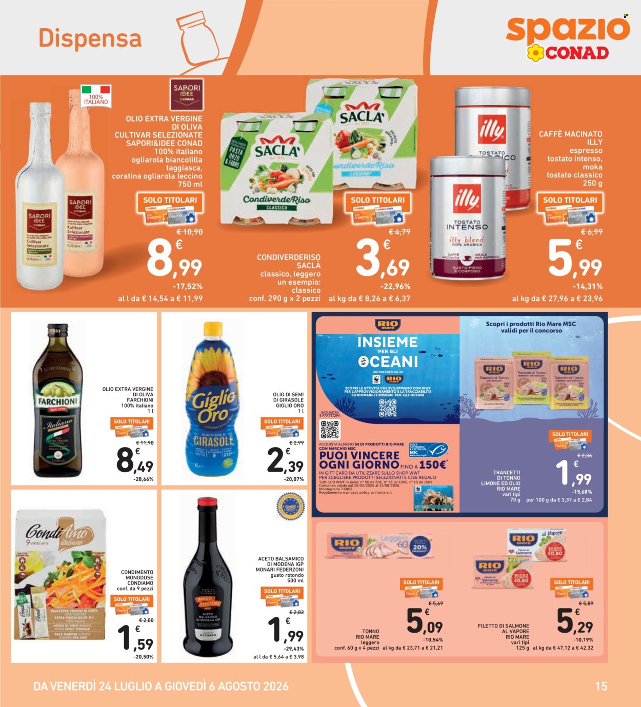 Volantino Spazio Conad - 24/7/2026 - 6/8/2026. Pagina 15