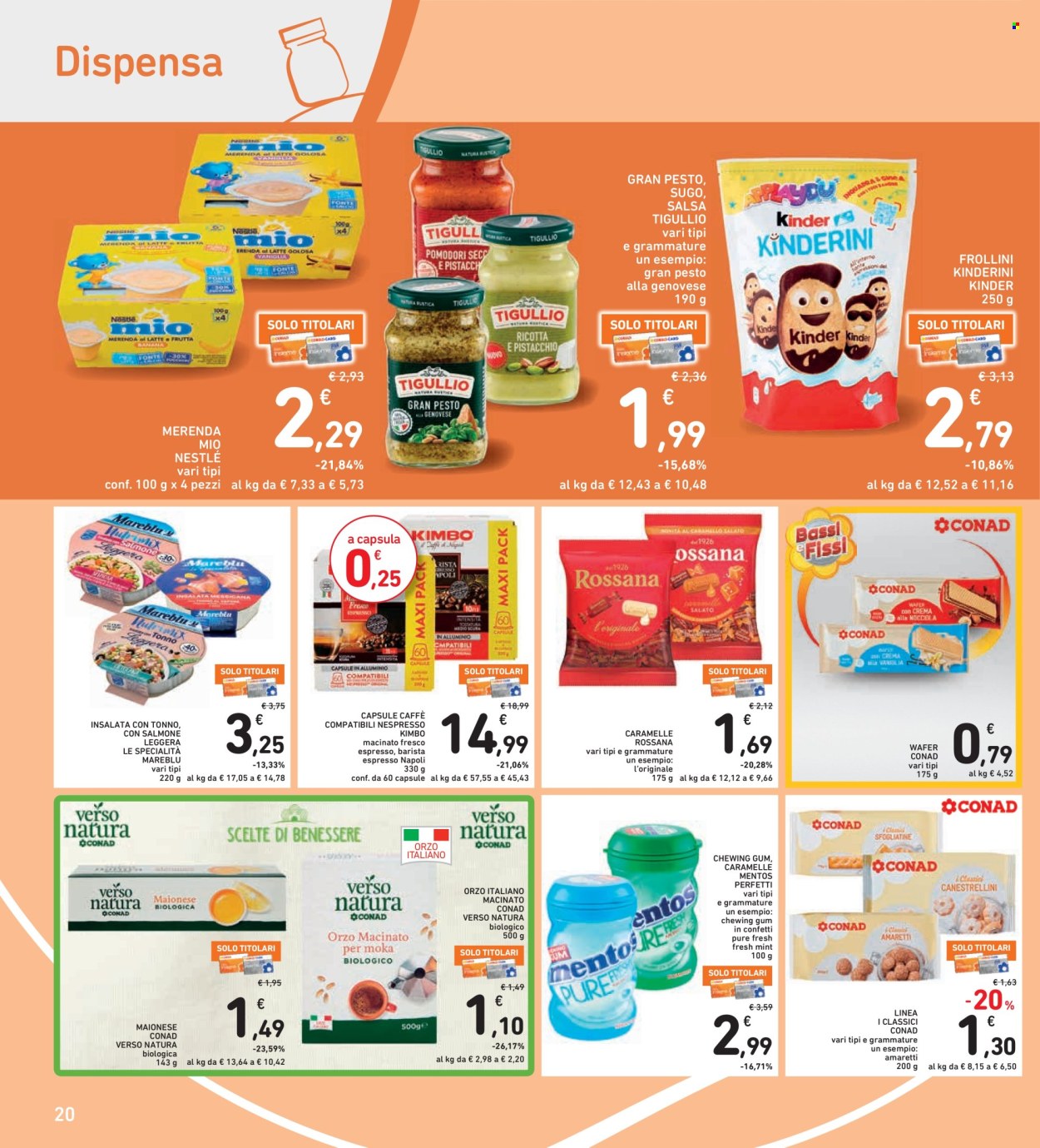 Volantino Spazio Conad - 24/7/2026 - 6/8/2026. Pagina 20