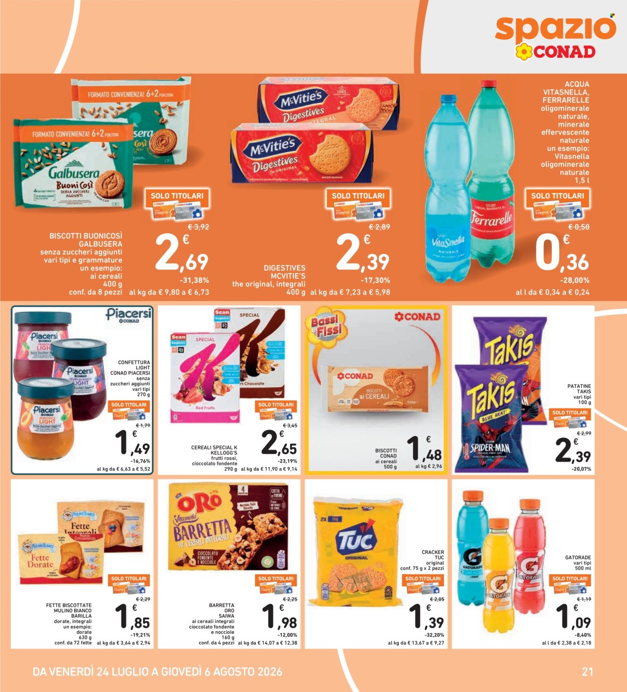 Volantino Spazio Conad - 24/7/2026 - 6/8/2026. Pagina 21