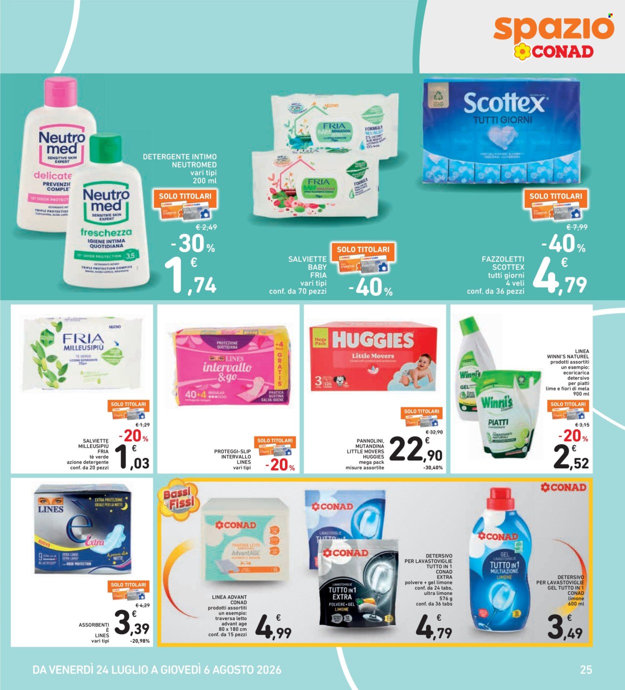 Volantino Spazio Conad - 24/7/2026 - 6/8/2026. Pagina 25