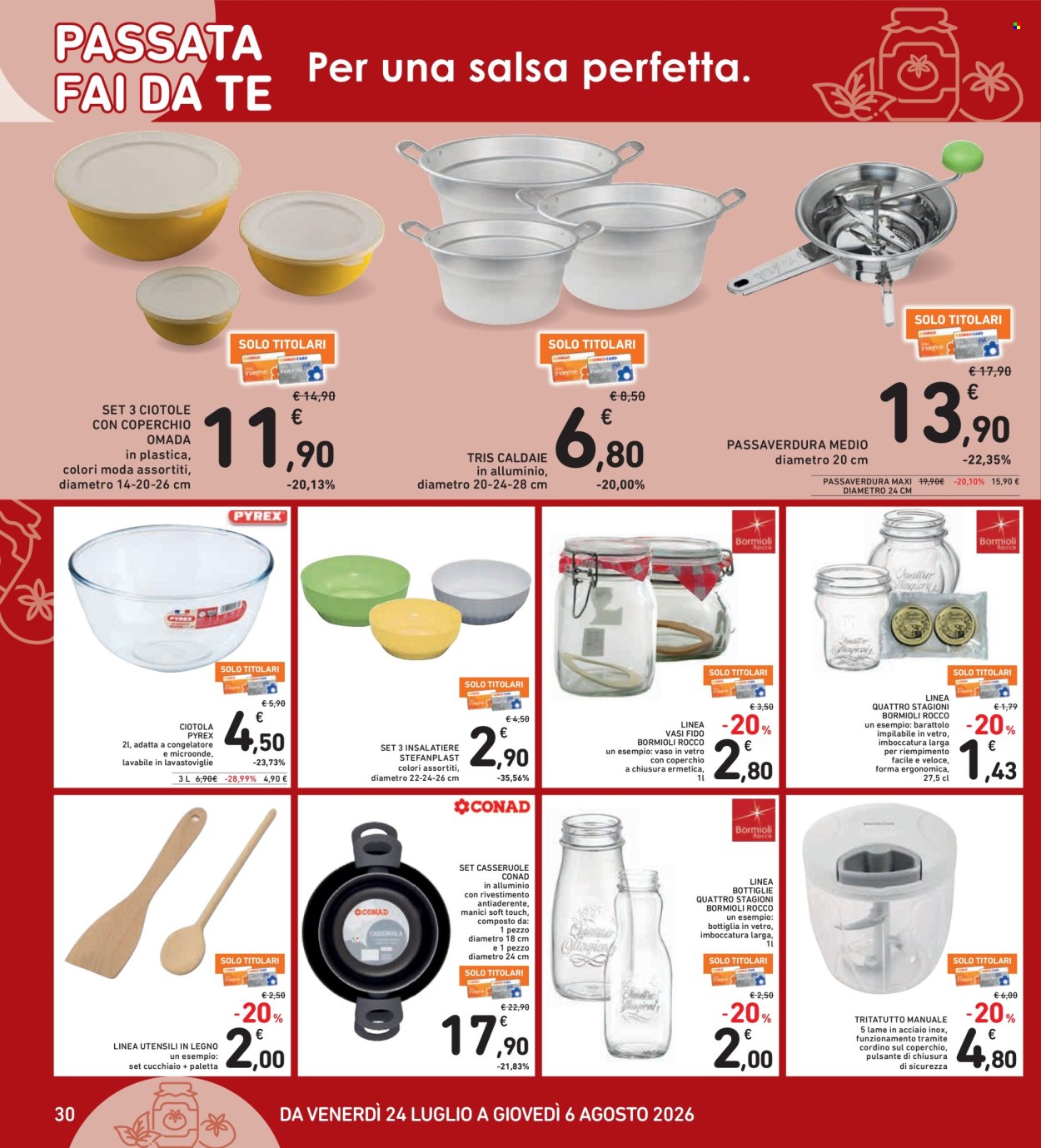 Volantino Spazio Conad - 24/7/2026 - 6/8/2026. Pagina 30