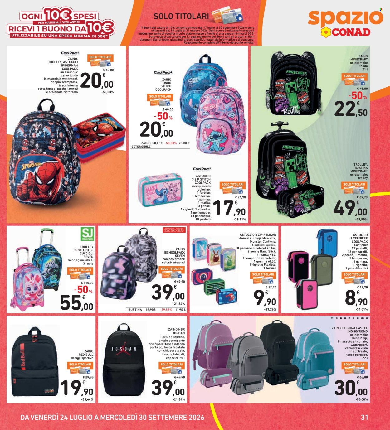 Volantino Spazio Conad - 24/7/2026 - 6/8/2026. Pagina 31