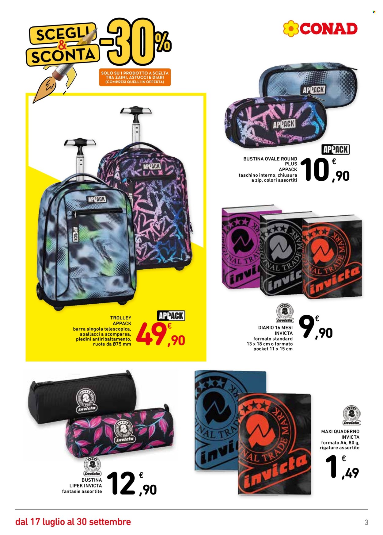 Volantino Conad - 17/7/2026 - 30/9/2026. Pagina 3