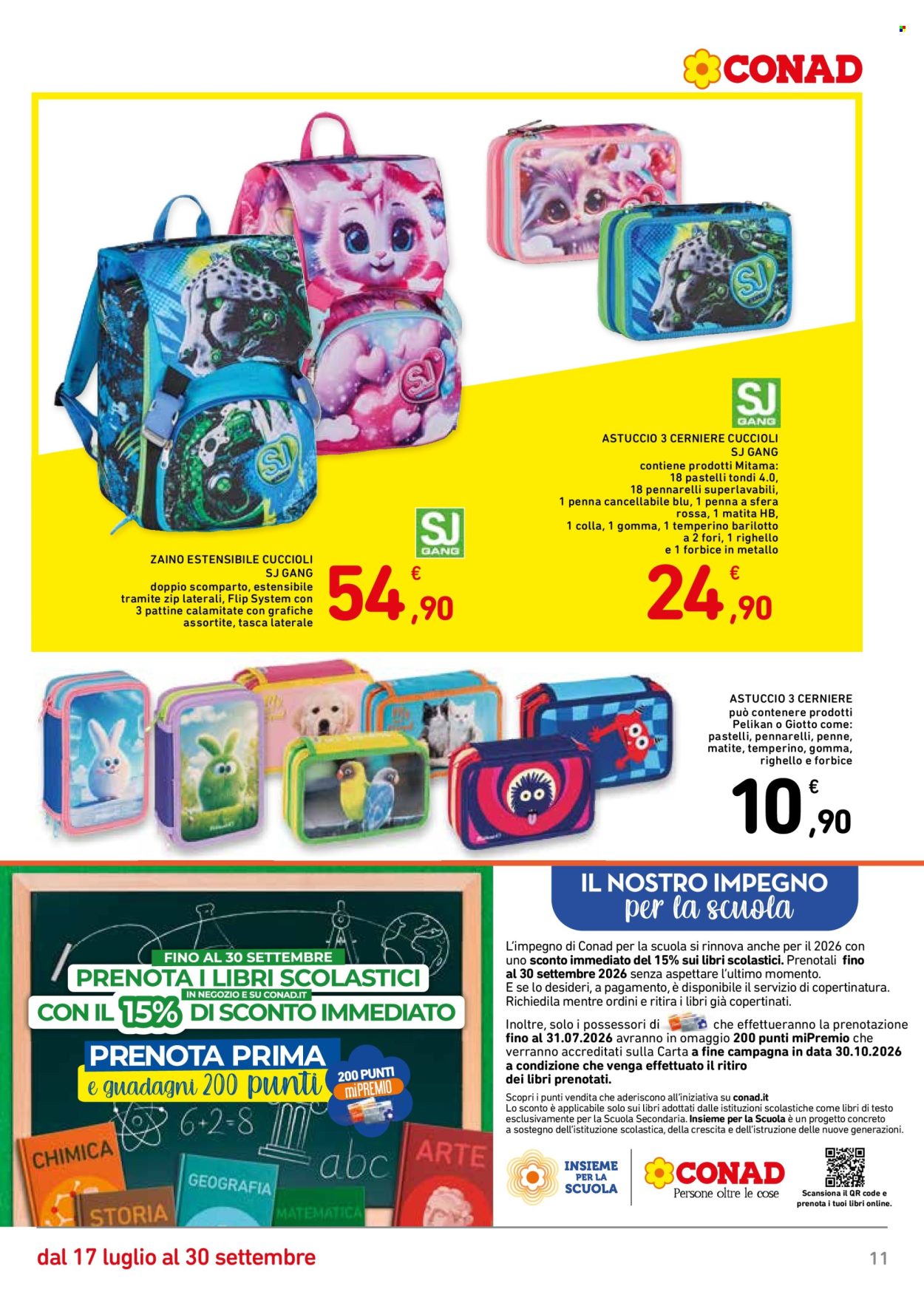 Volantino Conad - 17/7/2026 - 30/9/2026. Pagina 11