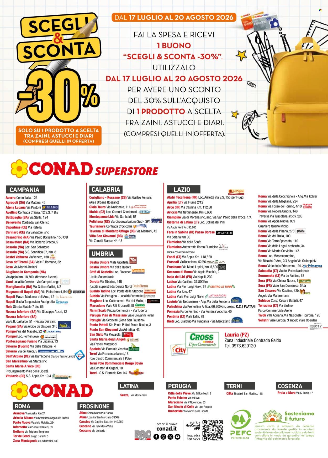 Volantino Conad - 17/7/2026 - 30/9/2026. Pagina 12