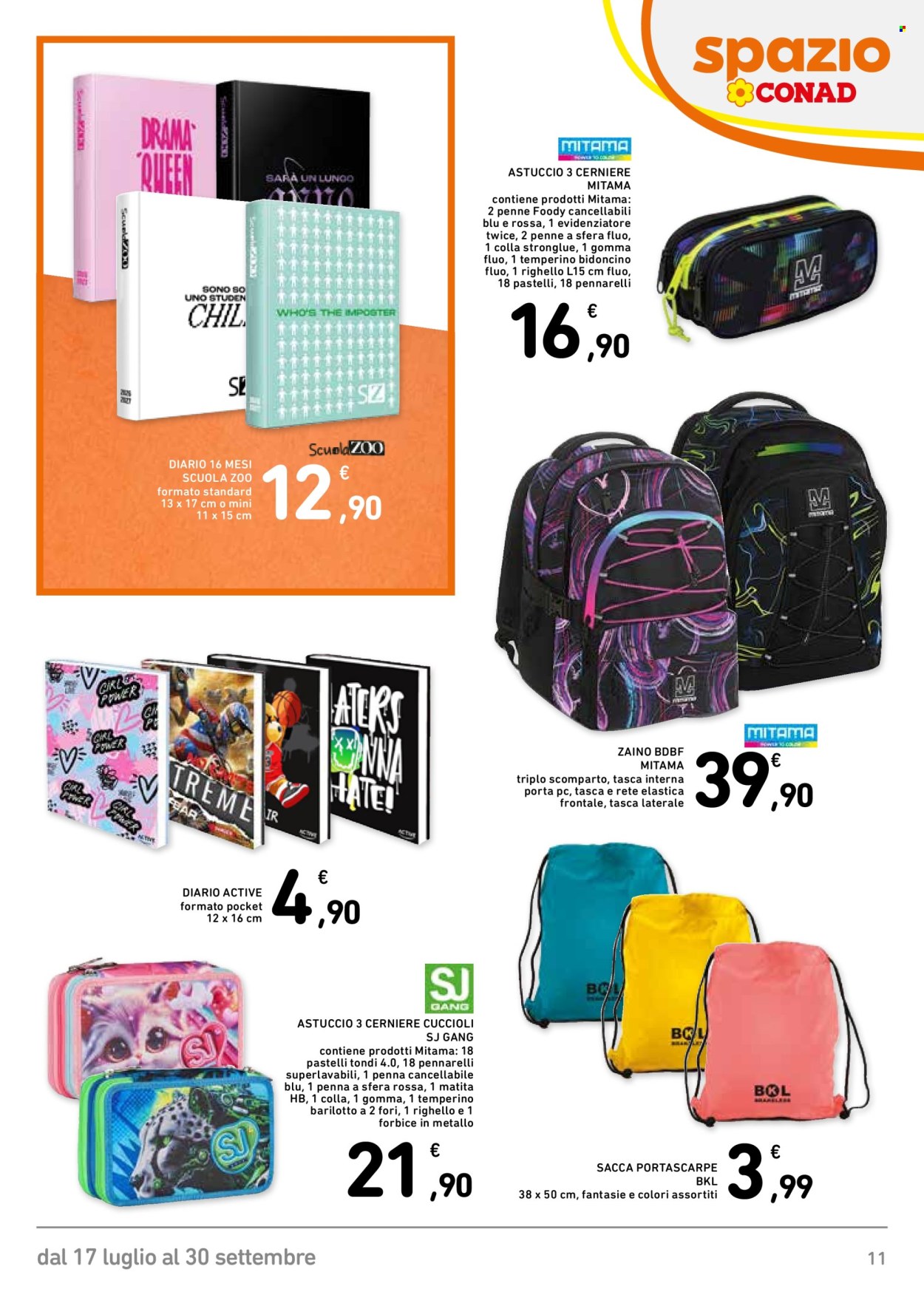Volantino Spazio Conad - 17/7/2026 - 30/9/2026. Pagina 11