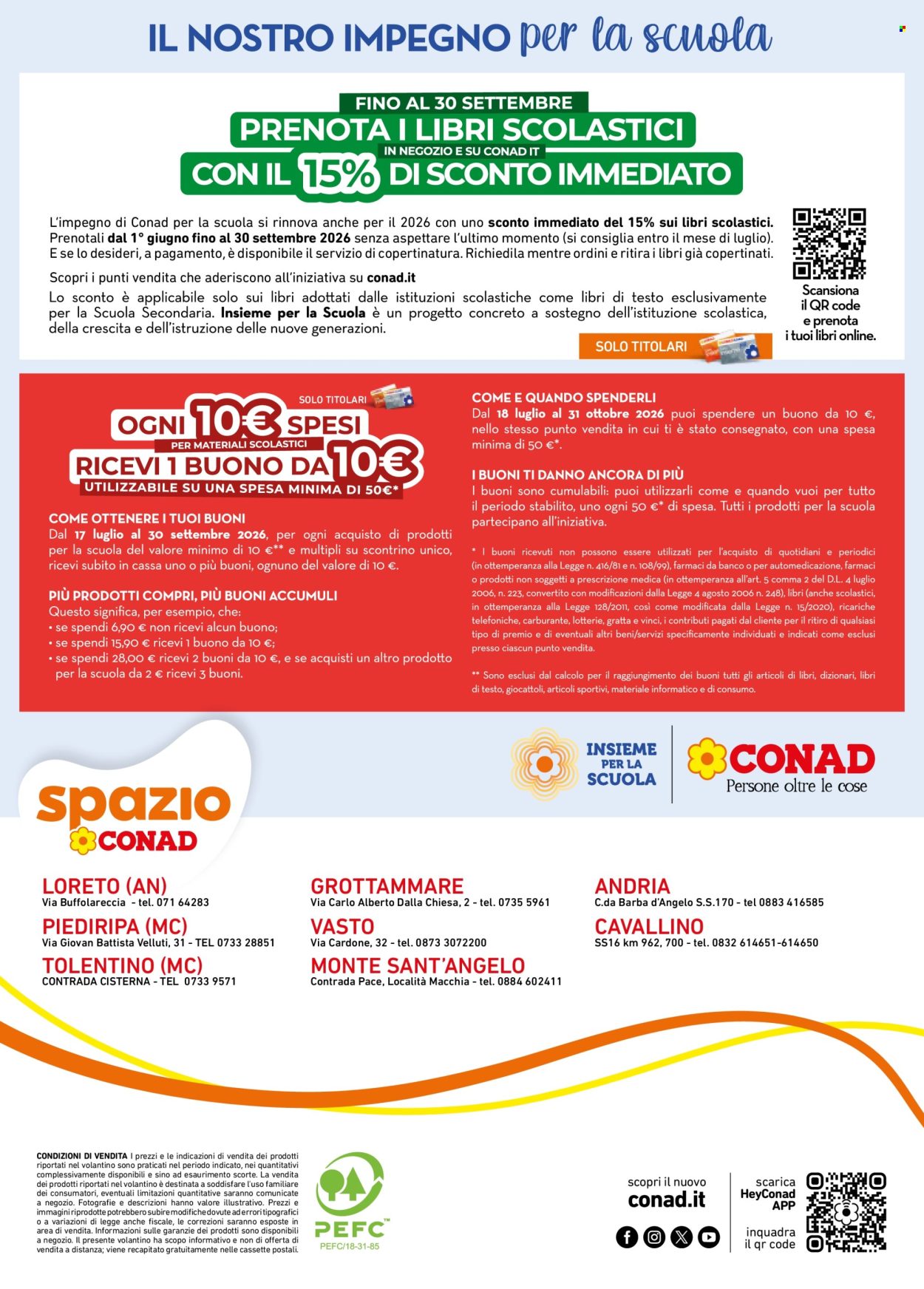Volantino Spazio Conad - 17/7/2026 - 30/9/2026. Pagina 12