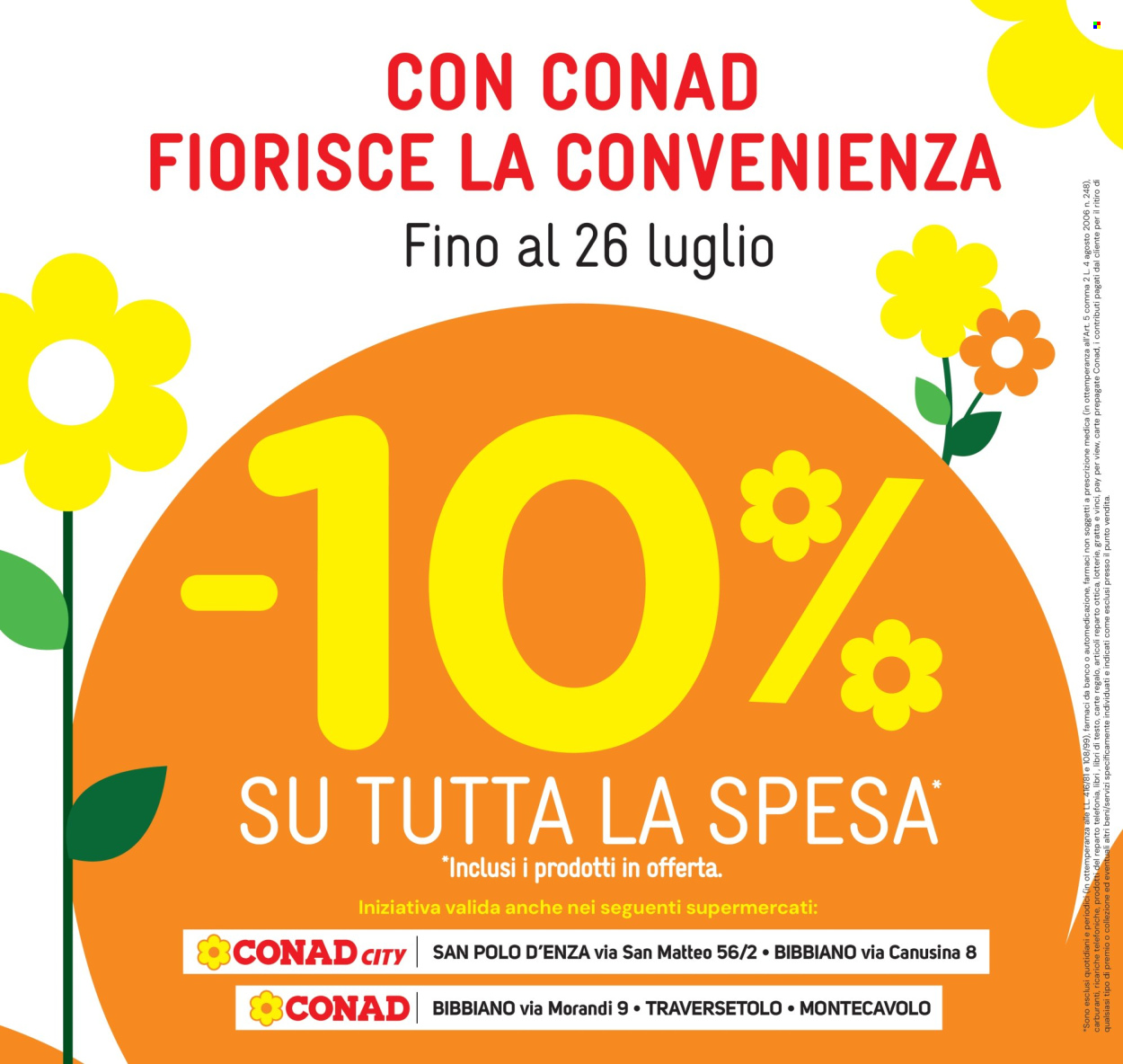 Volantino Conad - 22/7/2026 - 26/7/2026. Pagina 3