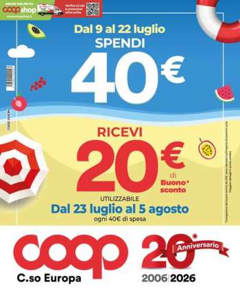 Volantino Coop - 9/7/2026 - 22/7/2026.