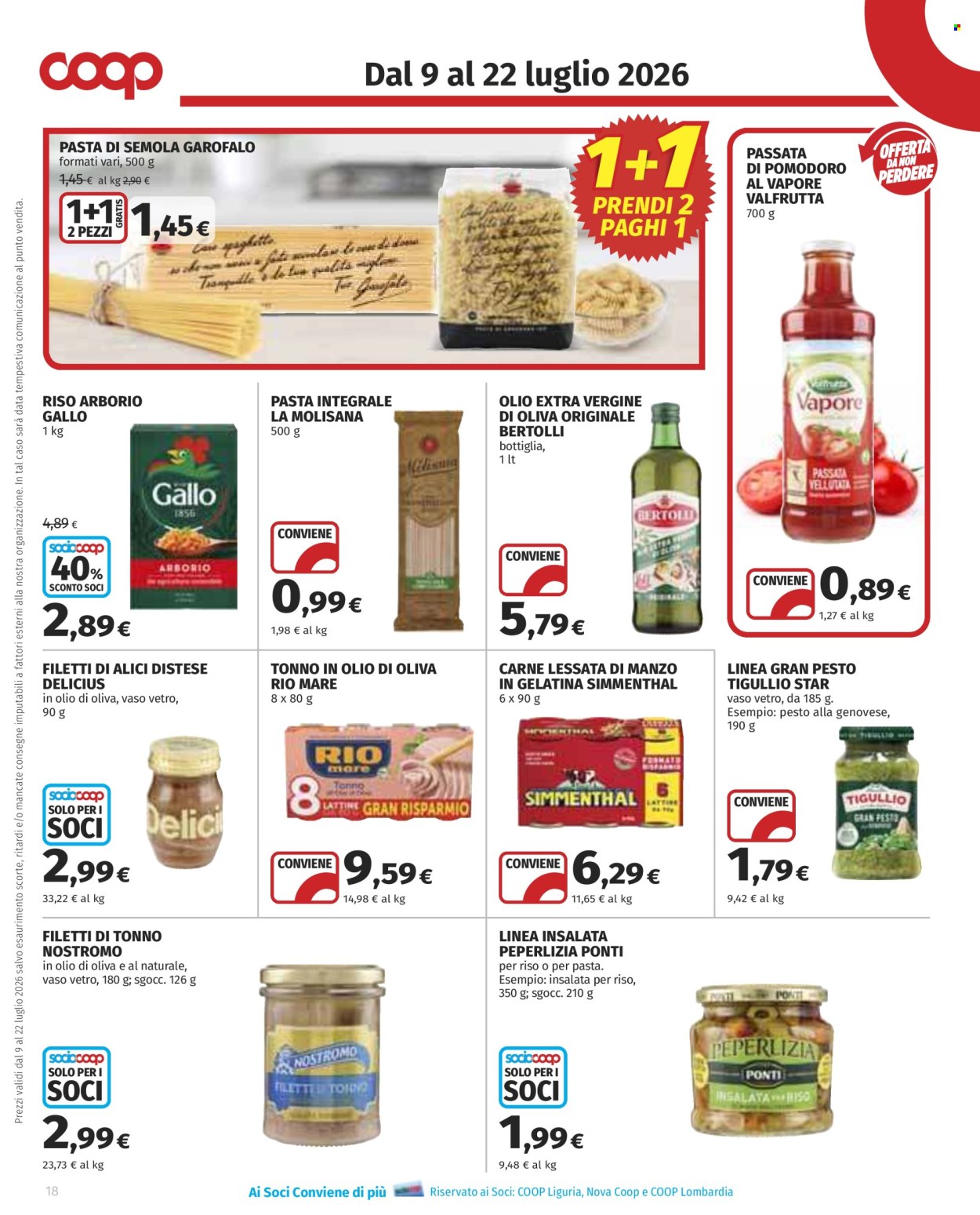 Volantino Coop - 9/7/2026 - 22/7/2026. Pagina 18