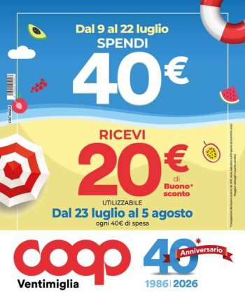Volantino Coop - 9/7/2026 - 22/7/2026.