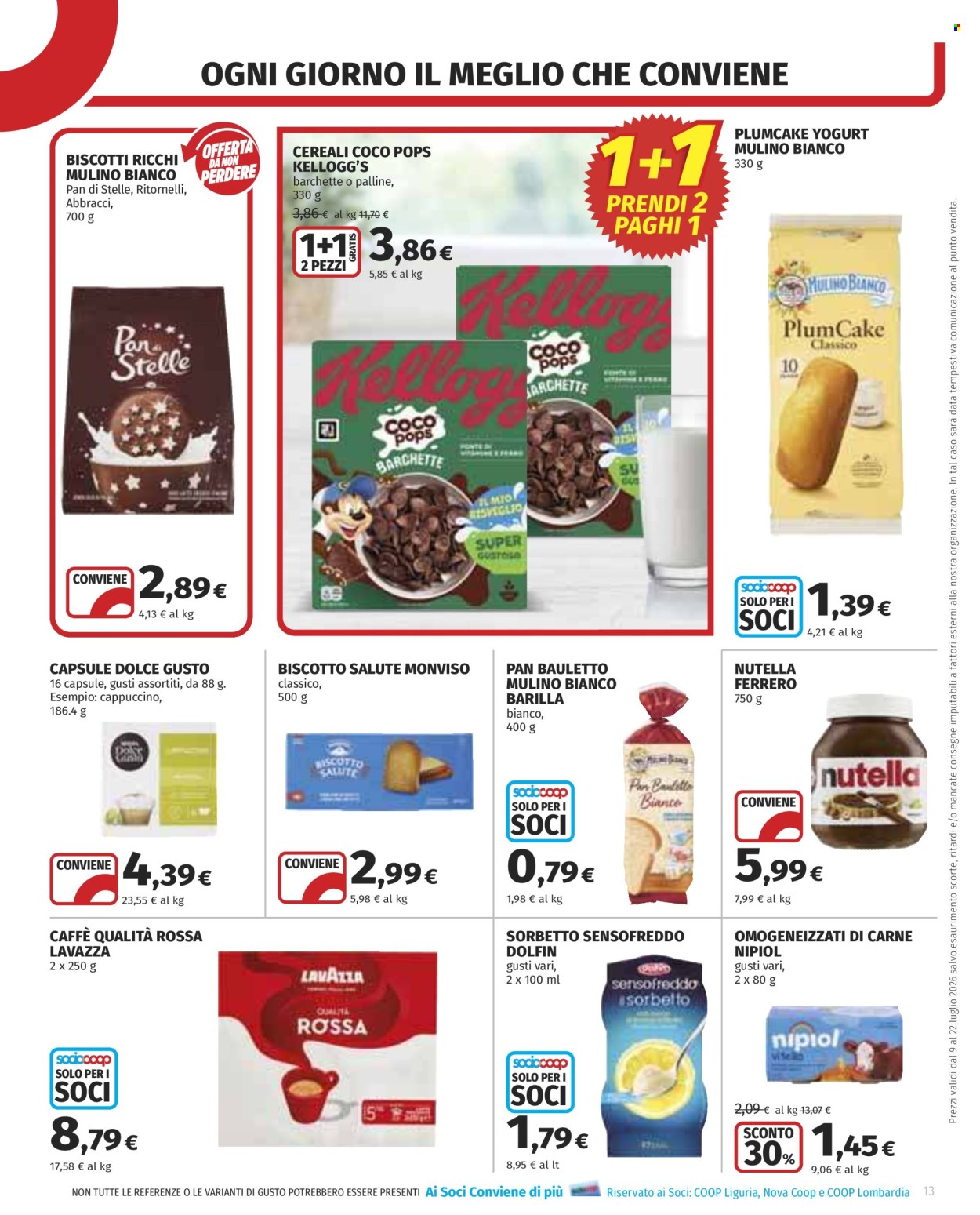 Volantino Coop - 9/7/2026 - 22/7/2026. Pagina 13