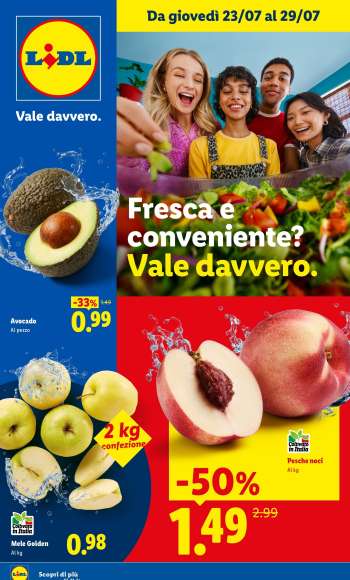 Volantino Lidl - 23/7/2026 - 29/7/2026.