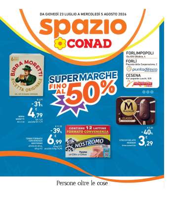 Volantino Spazio Conad - 23/7/2026 - 5/8/2026.
