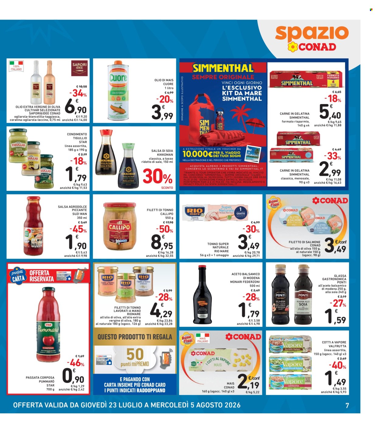 Volantino Spazio Conad - 23/7/2026 - 5/8/2026. Pagina 7