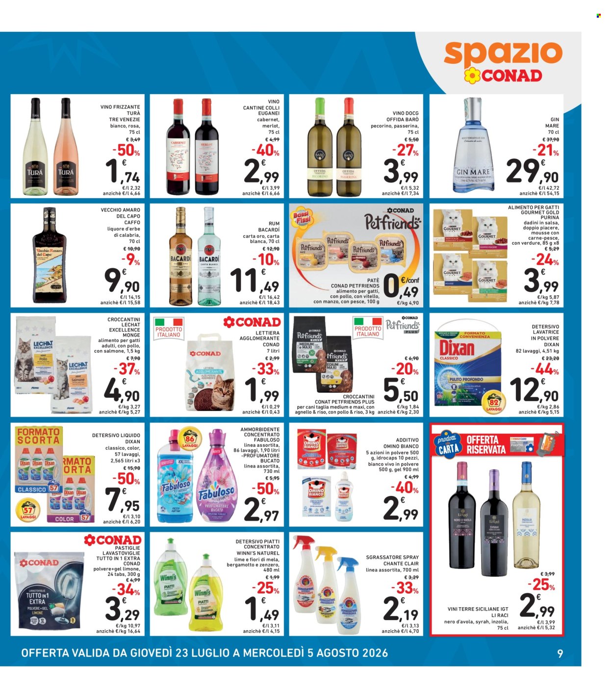 Volantino Spazio Conad - 23/7/2026 - 5/8/2026. Pagina 9