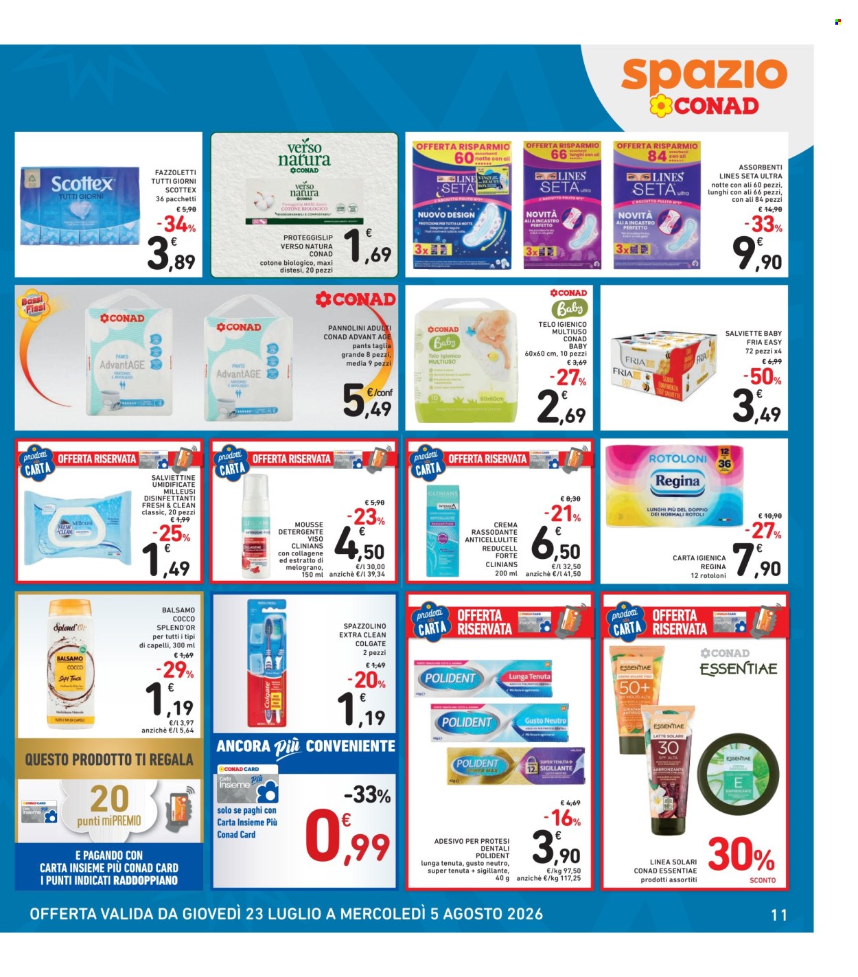 Volantino Spazio Conad - 23/7/2026 - 5/8/2026. Pagina 11
