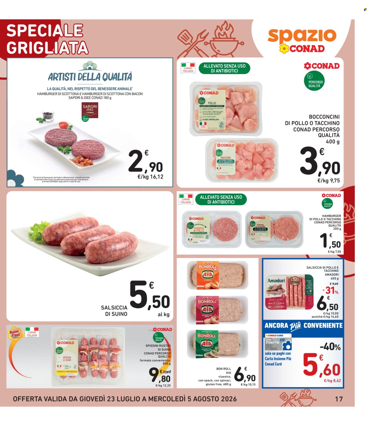 Volantino Spazio Conad - 23/7/2026 - 5/8/2026. Pagina 17